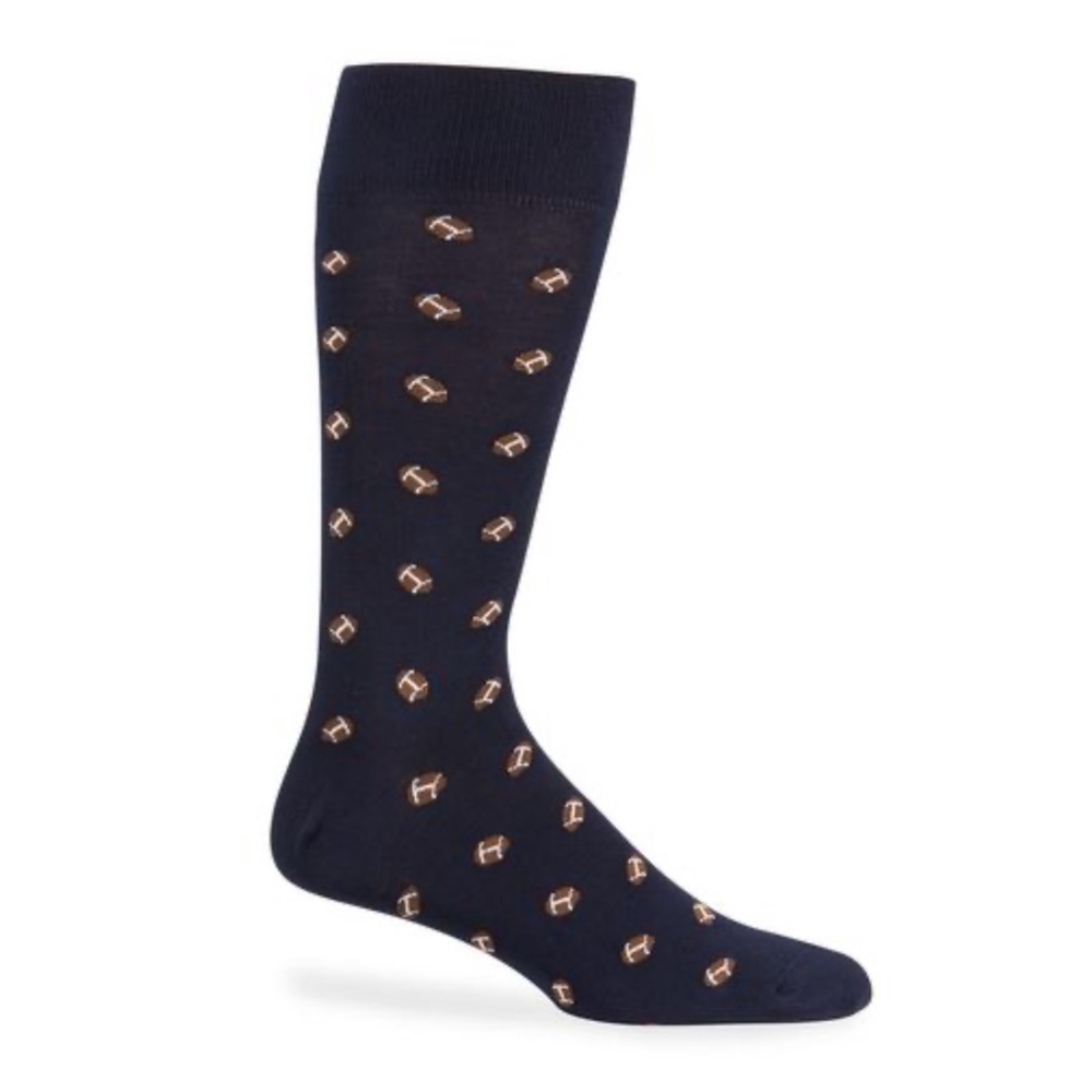 Neiman Marcus Football Motif High Socks